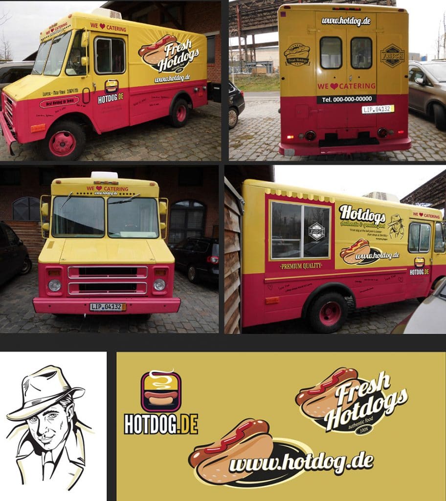 Artwork for a food truck
