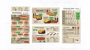 Print Design for Hotdog.de by graphic designer Dorothea C