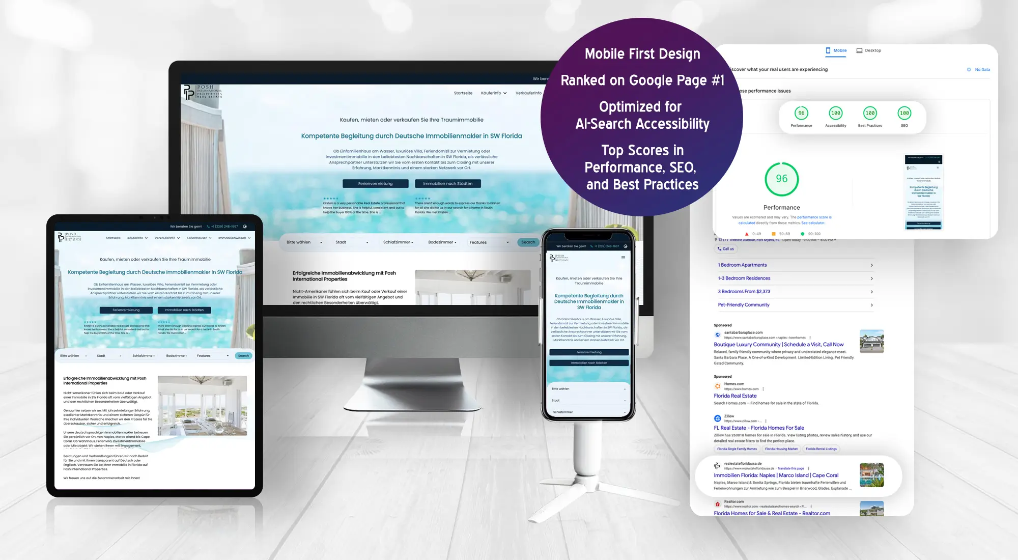 Web Design for Real Estate Agent by Graphic Designer Dorothea C